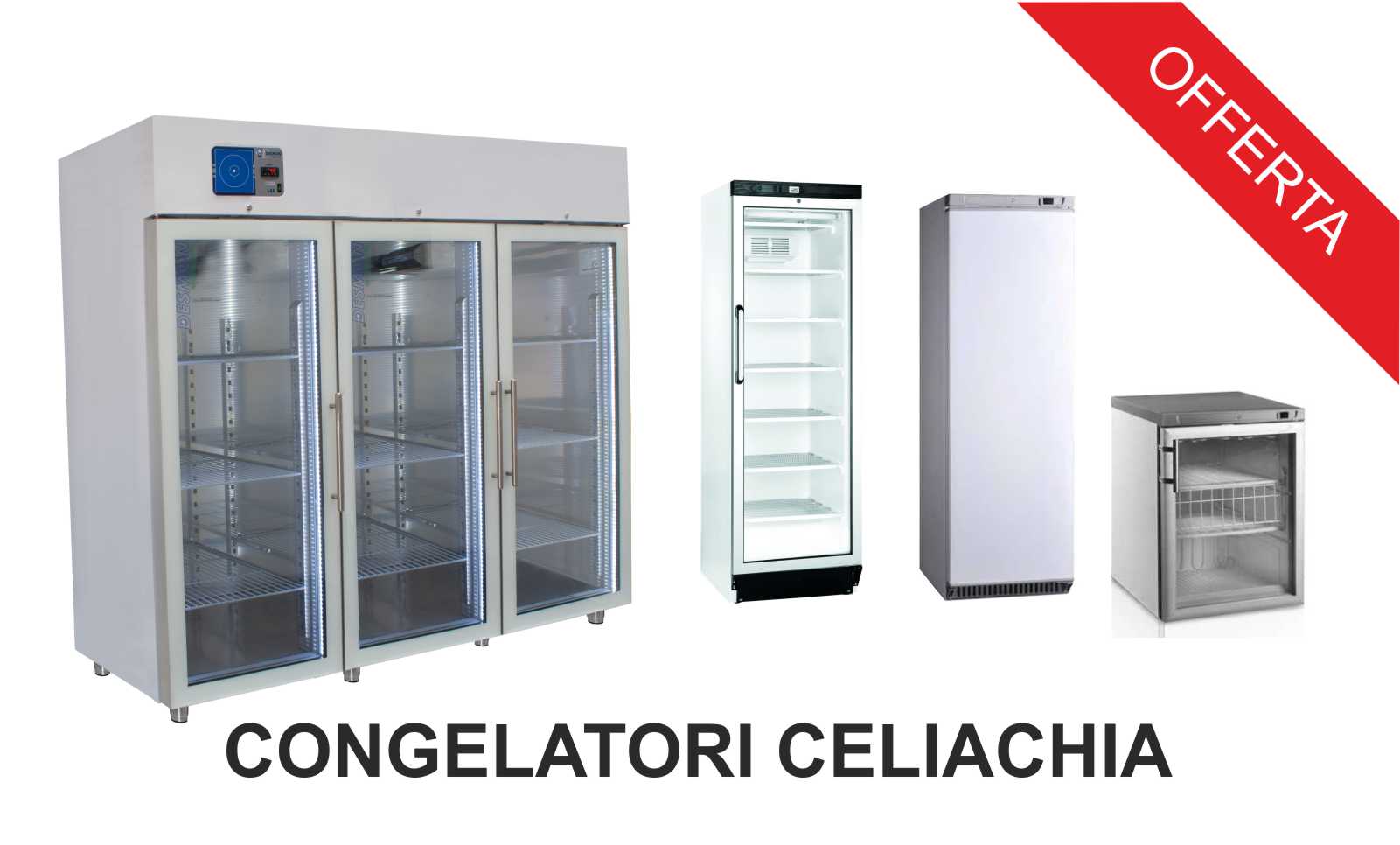 Congelatori alimenti per celiaci