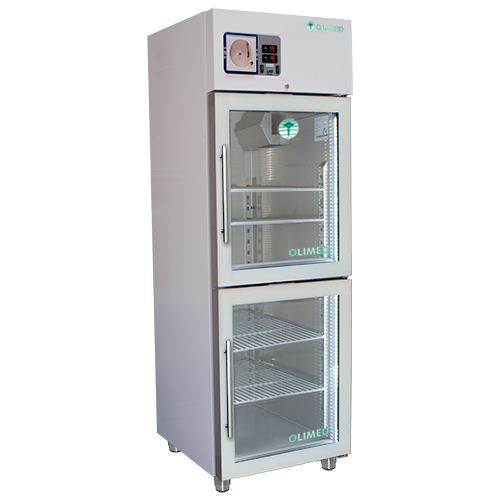 DS-PG2M7B - Fridge double glass door +2° +8°C / +2° +8°C